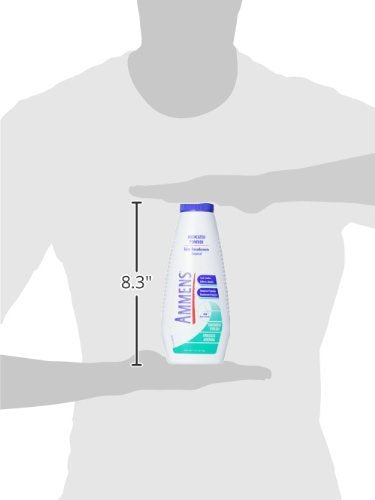 Ammens Medicated Powder Shower Fresh 11 oz | Pack of 4 – All-Day Deodorant Protection & Cooling