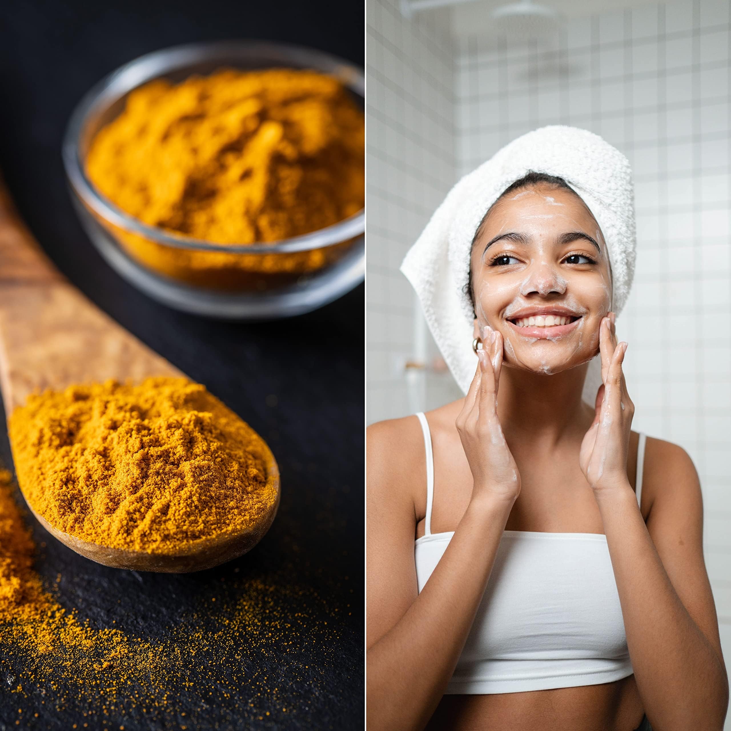 Ammoya Naturals Turmeric Brightening Soap Bar – 3-Pack with Kojic, Frankincense & Lavender Oils