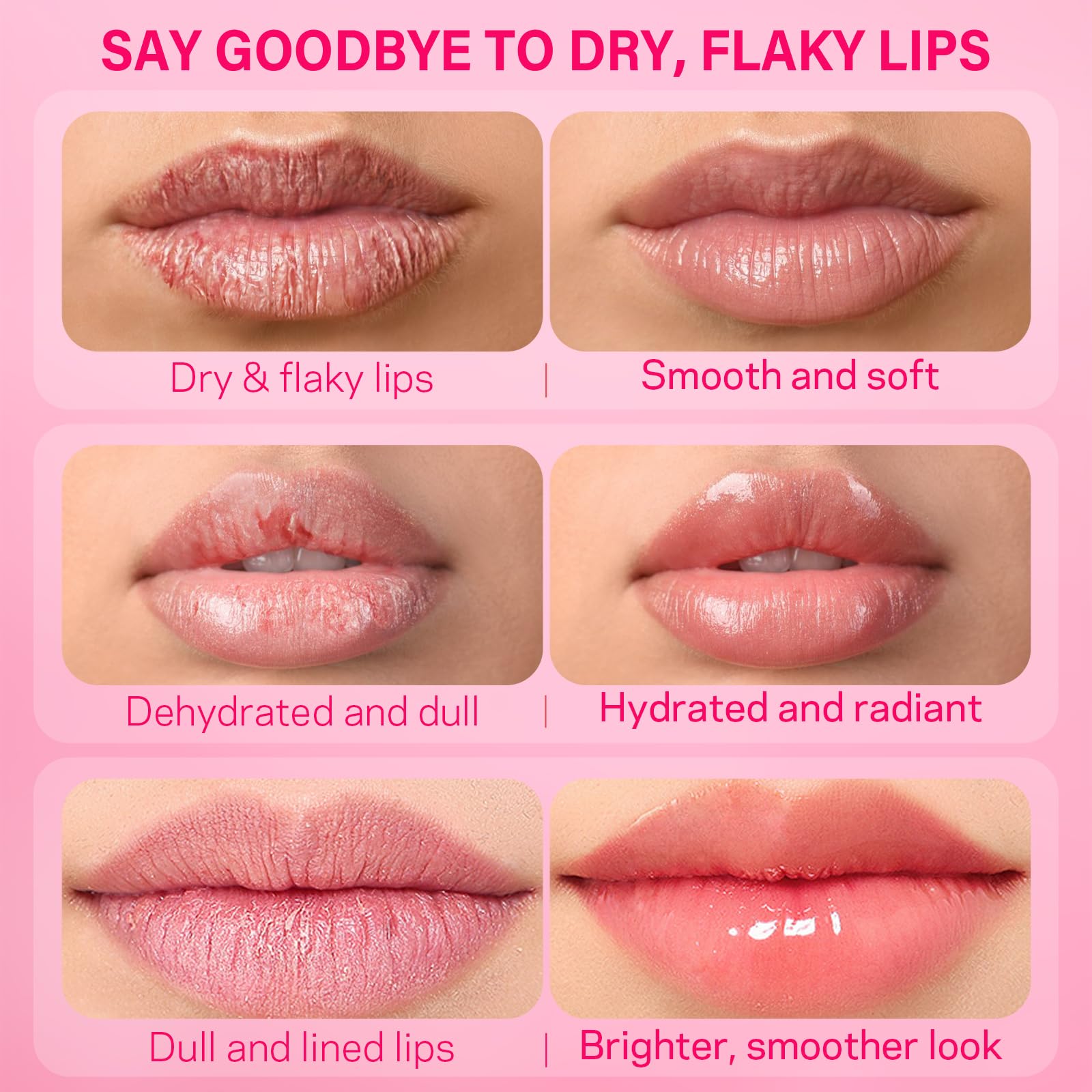 AMOADO Sugar Lip Scrub for Dark Lips – Watermelon & Guava, 1.2 oz