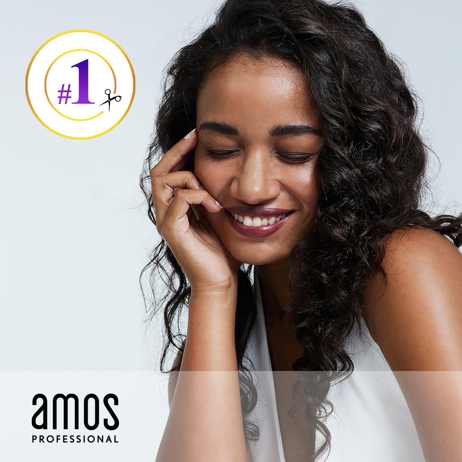 AMOS PROFESSIONAL Curl Defining Cream 5.1oz (150ml) | Hydrating Curl Serum for Defined, Healthy Waves | Citrus Green Floral Scent