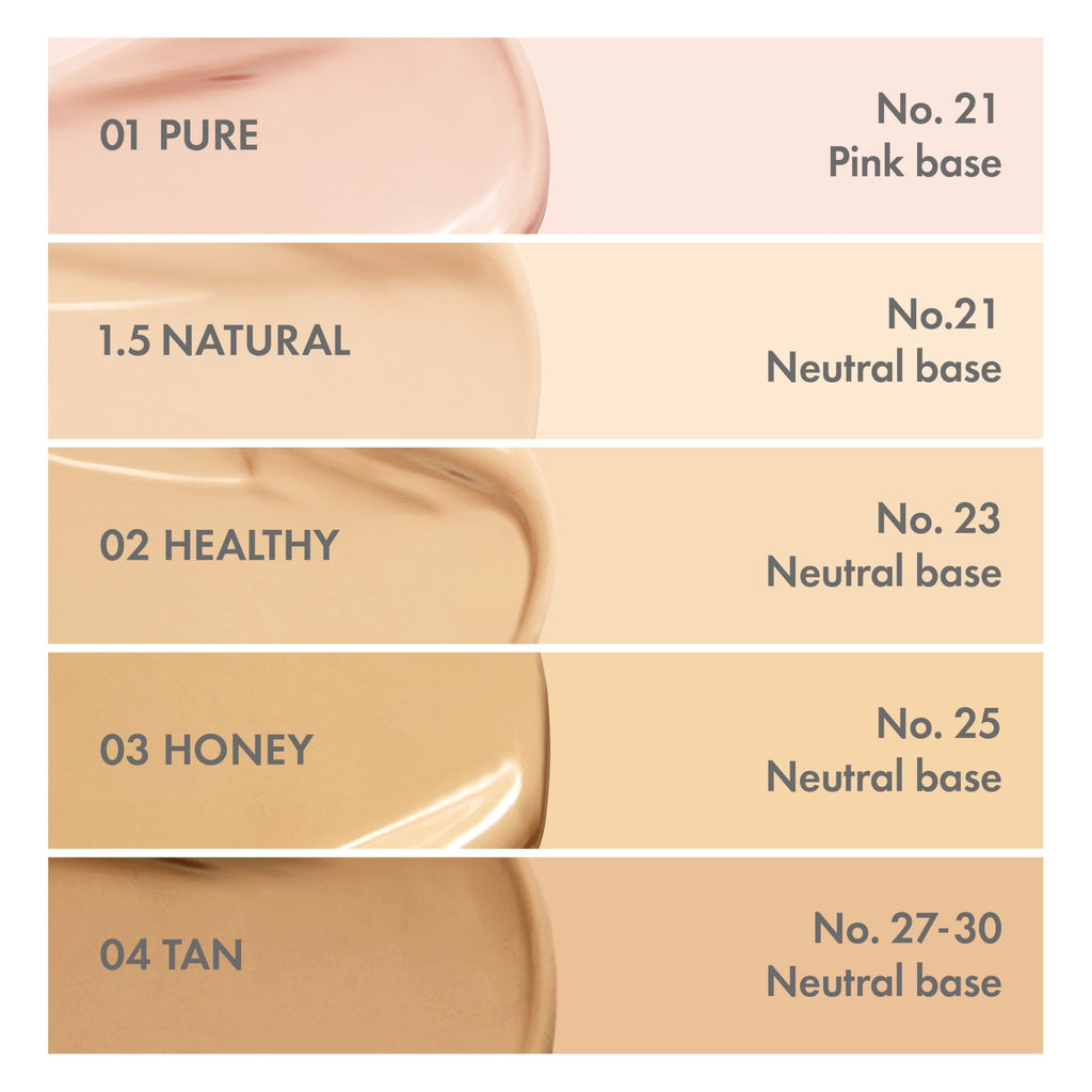 Amuse SEOUL Dew Power Vegan Cushion Foundation (03 Honey) | Dewy Glow, Long-Lasting Coverage, Clean Beauty