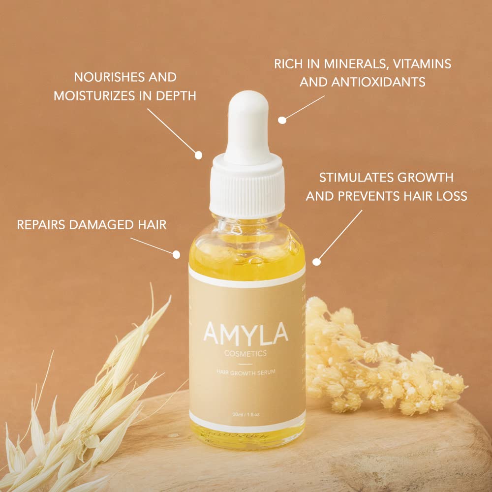 Amyla Cosmetics Hair Growth Serum for Women – 1 fl oz (30 mL)