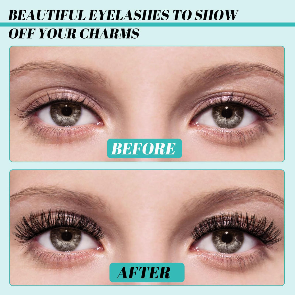 AMZGIRL LASH Lash Extension Kit — 320Pcs DIY Lash Clusters, Bond & Seal, Remover, Applicator (9–16mm, 40D/50D)