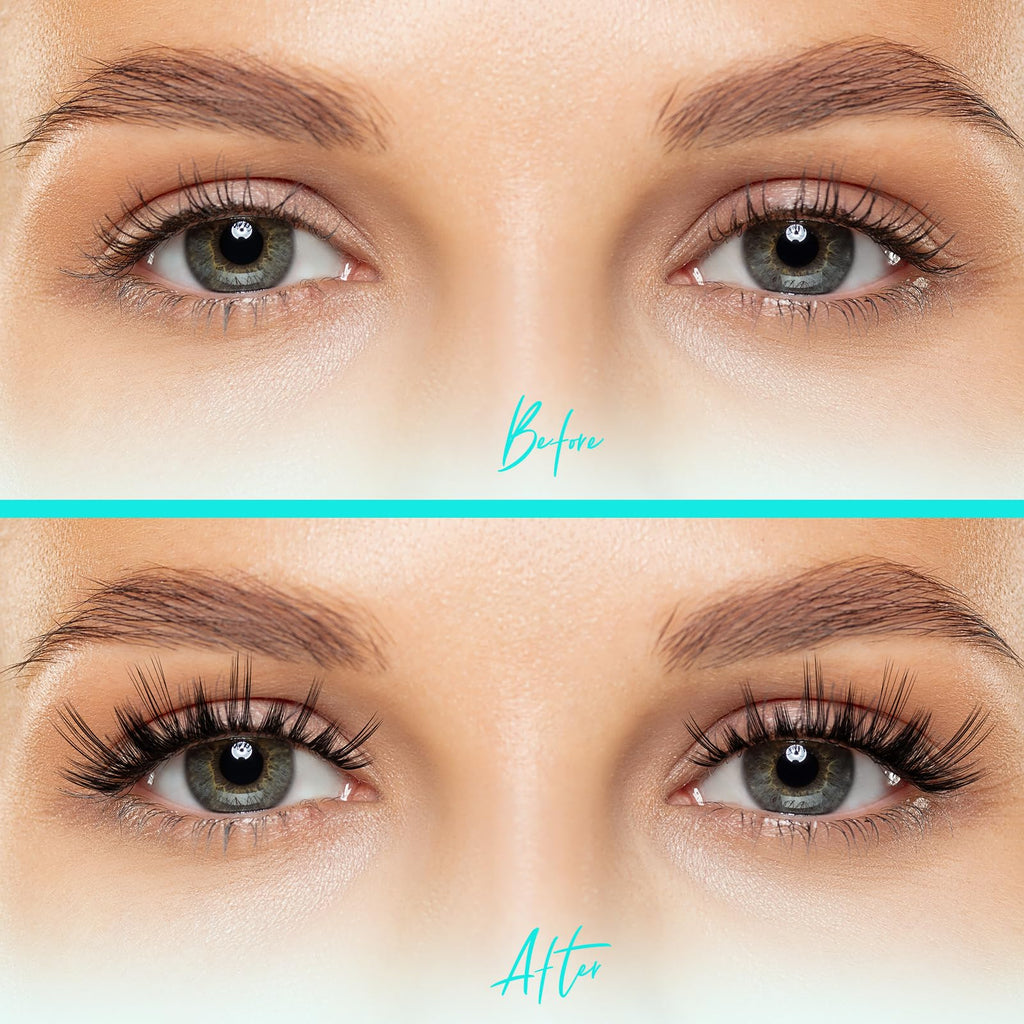 AMZGIRL LASH Lash Clusters Wet Look 168Pcs – Ultra-Thin Band, 10-18mm D-Mix, Orchid