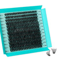 AMZGIRL LASH Lash Clusters 240pcs – DIY D-Curl 9-16mm Eyelash Extensions