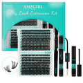 AMZGIRL LASH Lash Extension Kit — 320Pcs DIY Lash Clusters, Bond & Seal, Remover, Applicator (9–16mm, 40D/50D)
