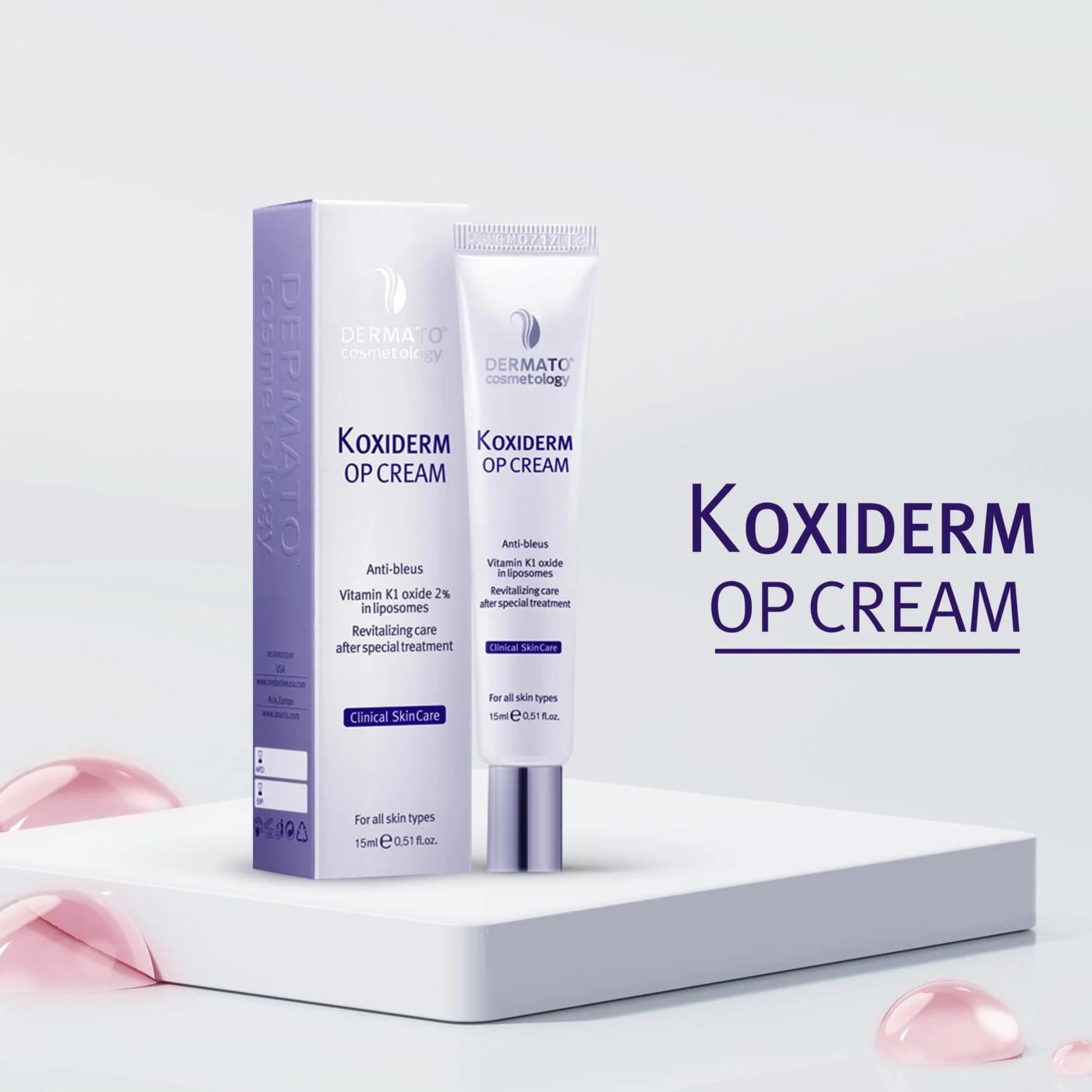 Anacis Vitamin K1 Oxiderm Cream – Minimize Scars, Dark Circles, Bruises | 1.01 oz