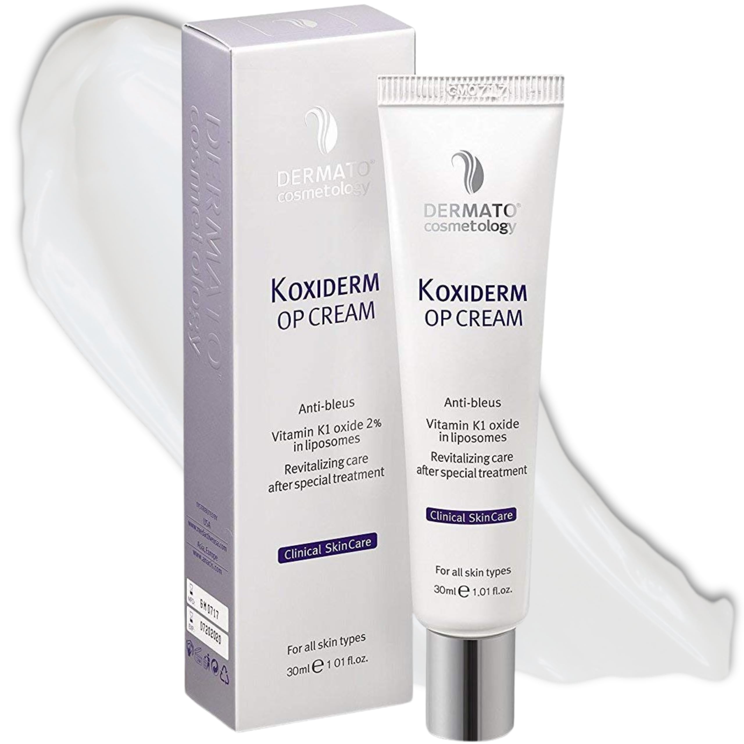 Anacis Vitamin K1 Oxiderm Cream – Minimize Scars, Dark Circles, Bruises | 1.01 oz