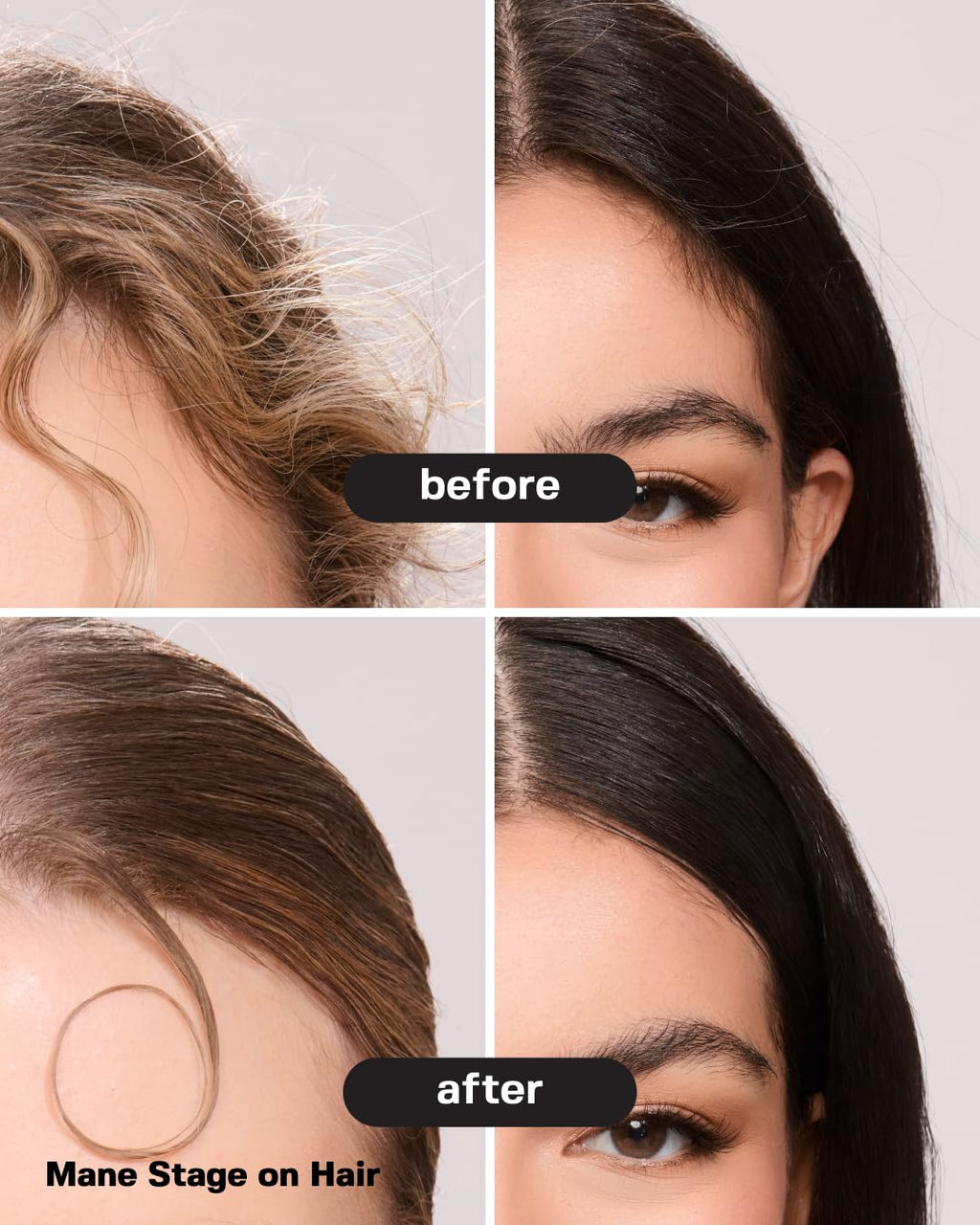 Anagram Beauty Mane Stage All-in-One Hair & Brow Sculpt | Clear Gel, Flyaway Tamer, Edge Control | Vegan & Cruelty-Free | 0.39 fl oz
