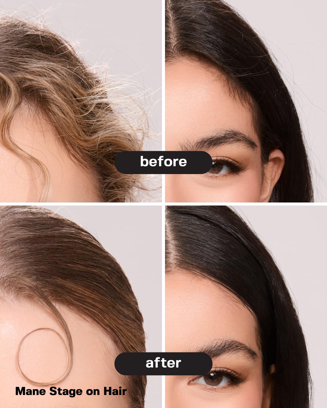 Anagram Beauty Mane Stage All-in-One Hair & Brow Sculpt | Clear Gel, Flyaway Tamer, Edge Control | Vegan & Cruelty-Free | 0.39 fl oz