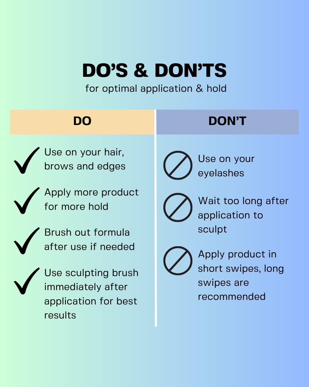 Anagram Beauty Mane Stage All-in-One Hair & Brow Sculpt | Clear Gel, Flyaway Tamer, Edge Control | Vegan & Cruelty-Free | 0.39 fl oz