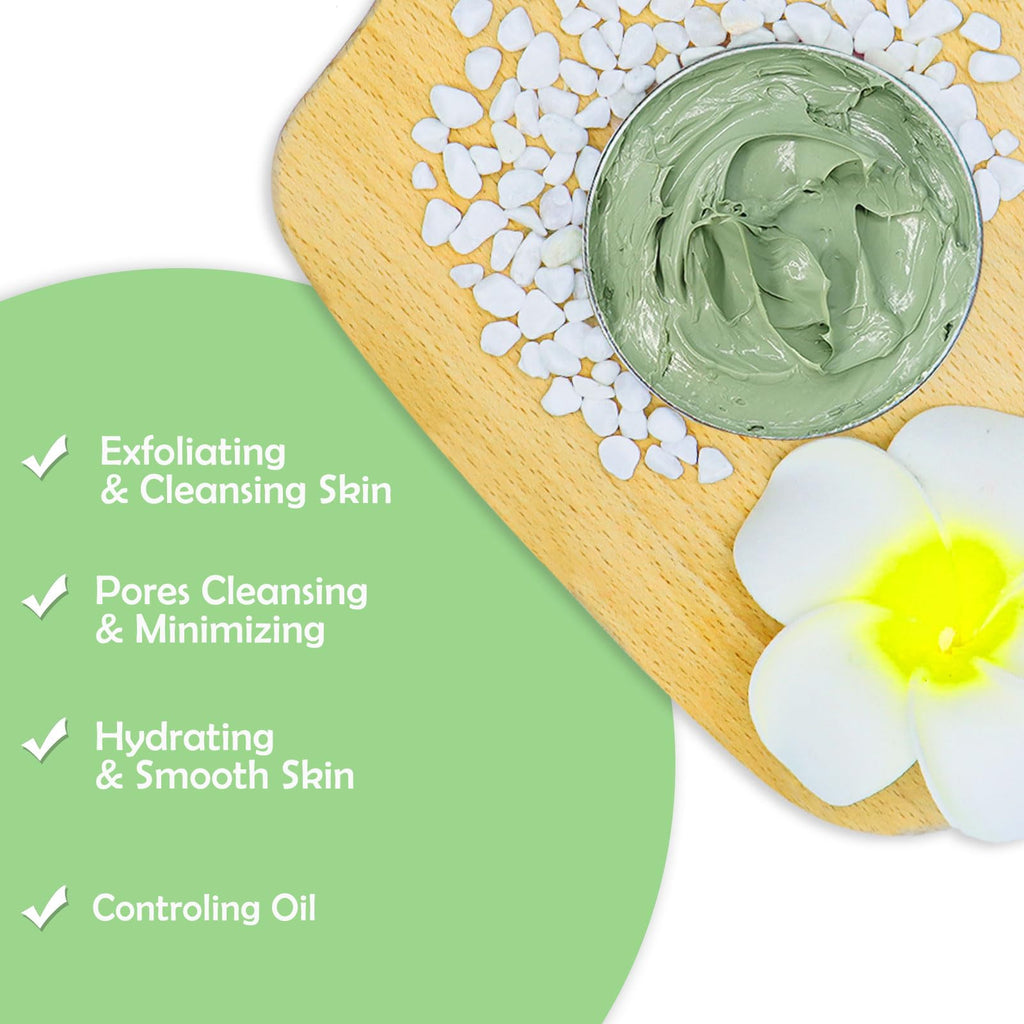 ANAI RUI Green Tea Mask – Pore-Minimizing Hydrating Clay Mask for Deep Cleanse