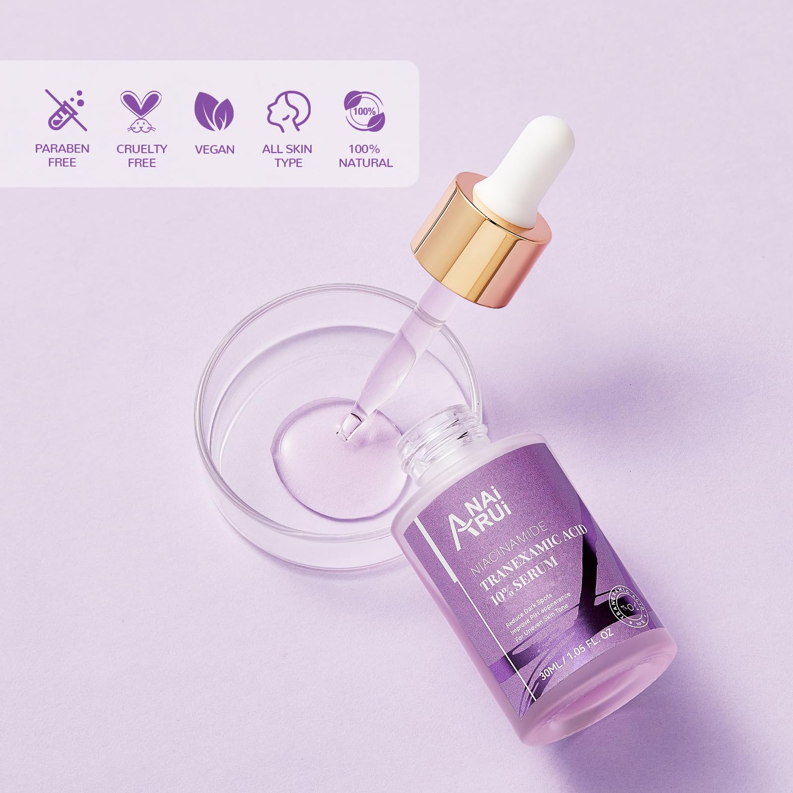 ANAI RUI 10% Tranexamic Acid Serum – Niacinamide, Kojic, Ceramide