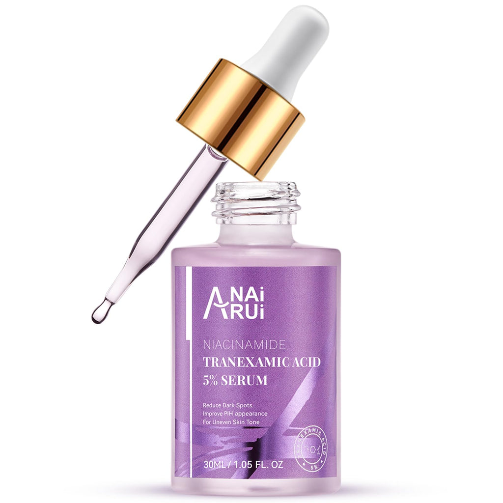 ANAI RUI 5% Tranexamic Acid Serum with Niacinamide, Arbutin & Kojic Acid – For Uneven Skin Tone | 1 fl oz