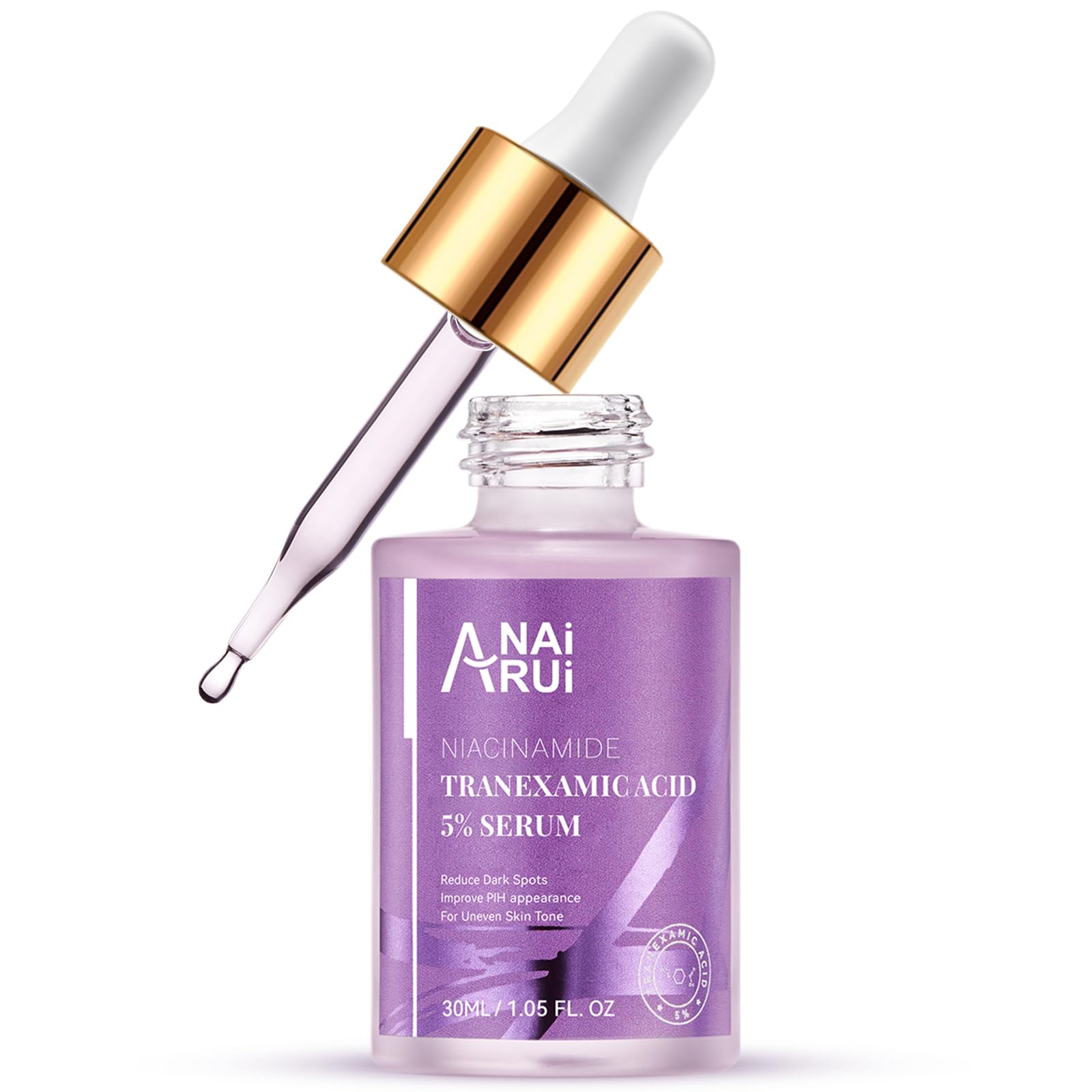 ANAI RUI 5% Tranexamic Acid Serum with Niacinamide, Arbutin & Kojic Acid – For Uneven Skin Tone | 1 fl oz