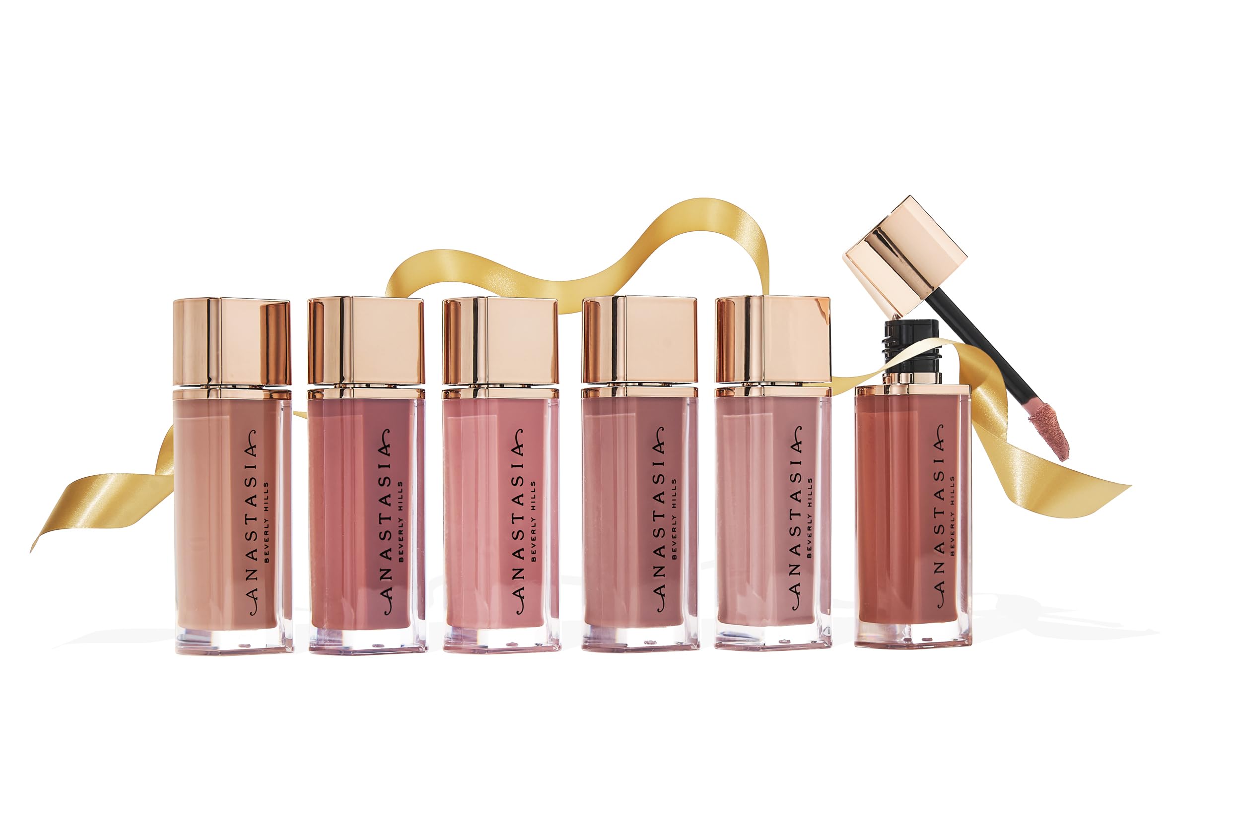 Anastasia Beverly Hills Lip Velvet Holiday Gift Set | Velvet Matte Lip Mousse in 6 Shades