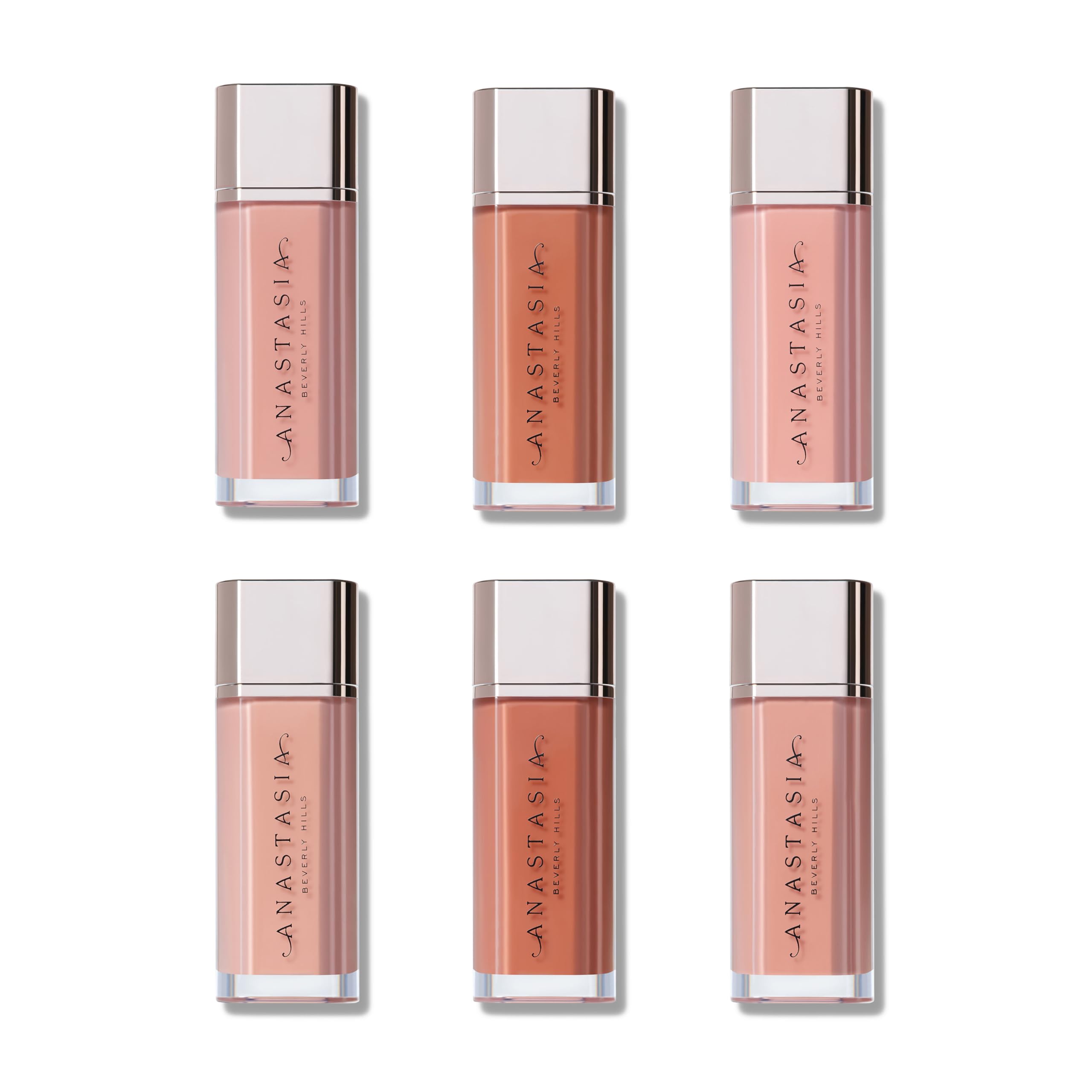 Anastasia Beverly Hills Lip Velvet Holiday Gift Set | Velvet Matte Lip Mousse in 6 Shades