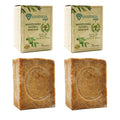 Aleppo Soap 2-Pack | Anatolia Soap – 100% Olive Oil Handmade Castile Soap, 14 oz Total