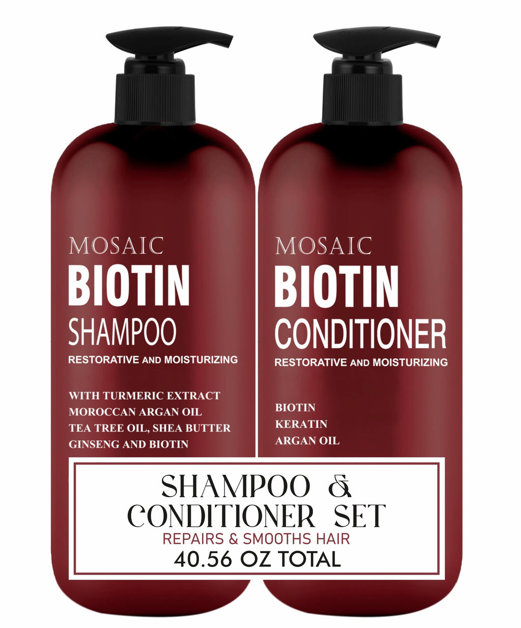 AnatoliaDaphne Biotin Volumizing Shampoo & Conditioner Set for Thinning Hair