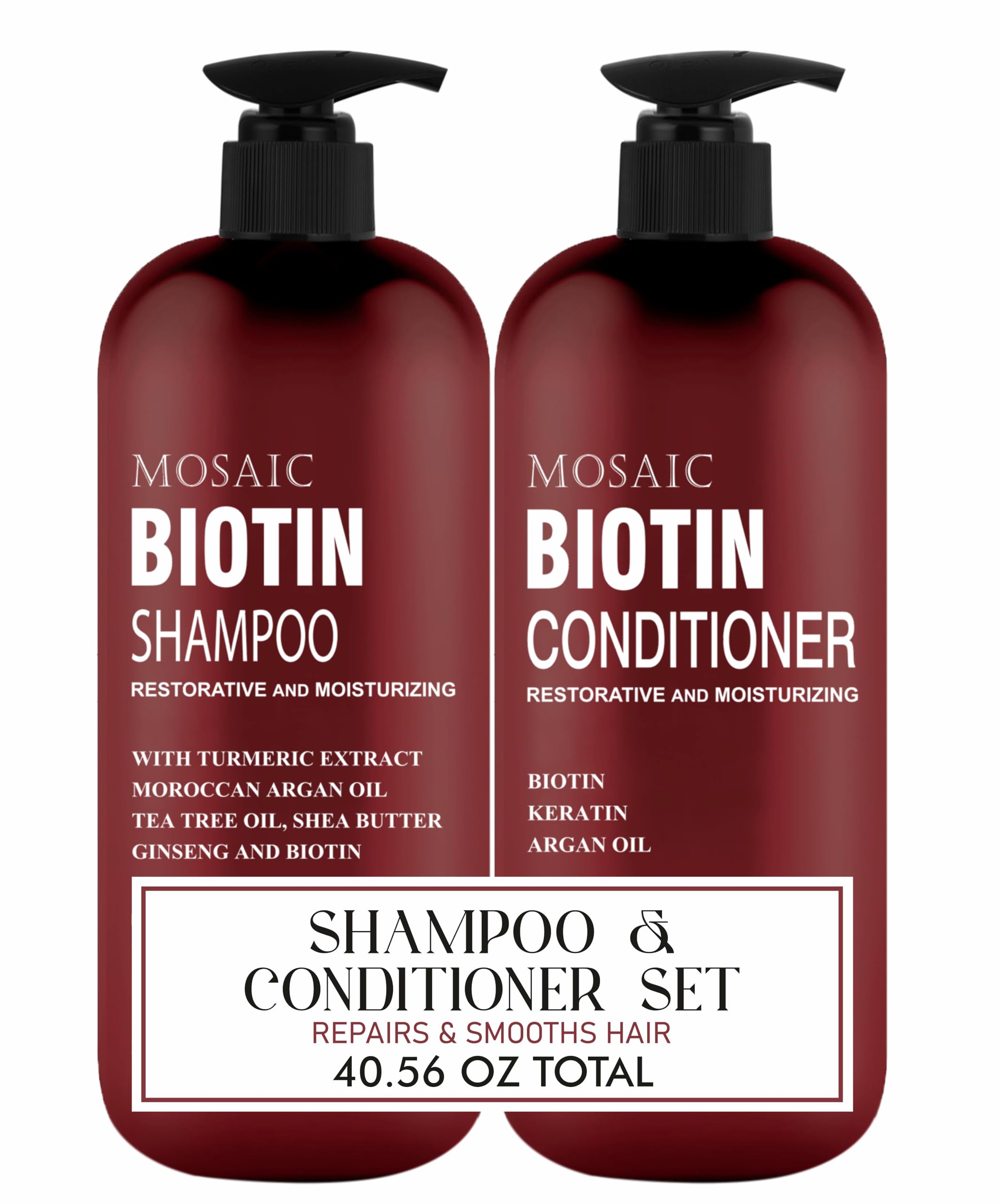 AnatoliaDaphne Biotin Volumizing Shampoo & Conditioner Set for Thinning Hair