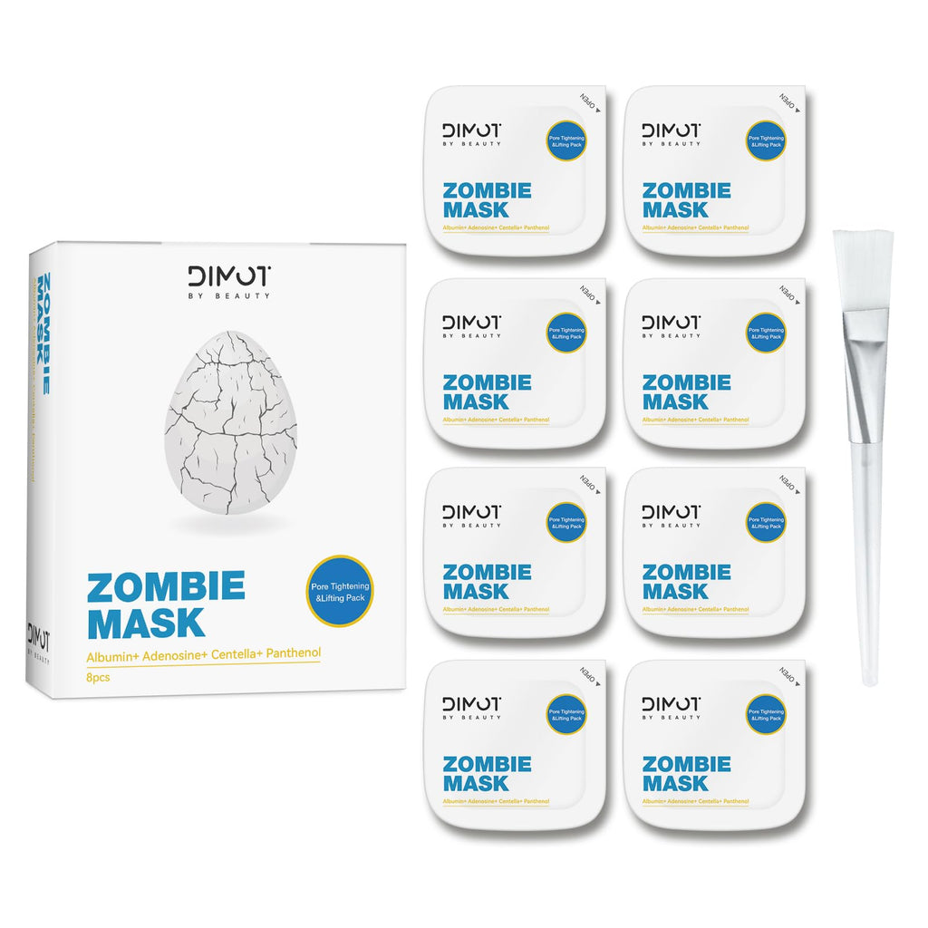 ANCAI 2025 Zombie Facial Mask – Hydrating Clay Mud Mask for Pore Tightening & Lifting (8 x 1-Use Boxes)