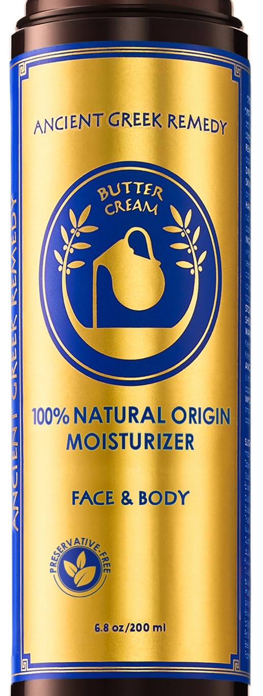 Ancient Greek Remedy Butter Cream 6.8 oz – Hydrating, Vegan Skin Moisturizer