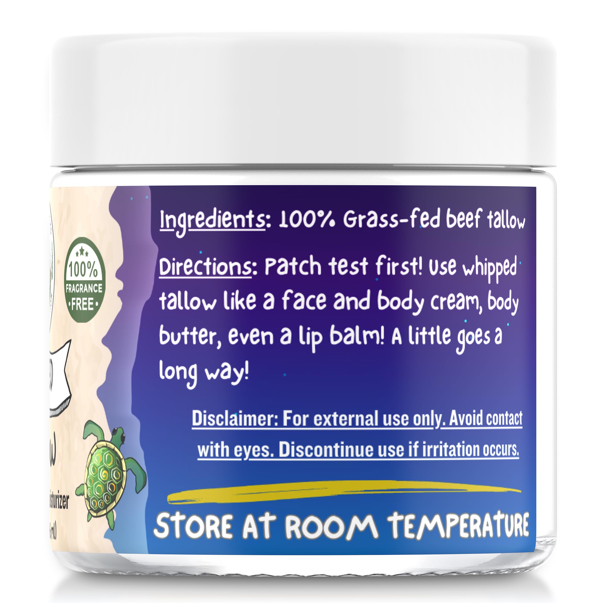 Ancient Paths Whipped Tallow Balm (9oz) – Grass-Fed, Fragrance-Free Moisturizer