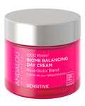 Andalou Naturals 1000 Roses Biome Balancing Day Cream — Lightweight Hydration for Sensitive Skin
