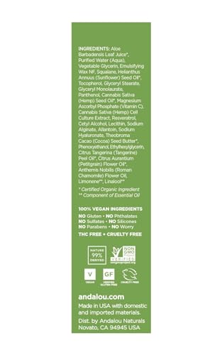 Andalou Naturals CannaCell Facial Serum — Hydration & Radiance, 1 oz