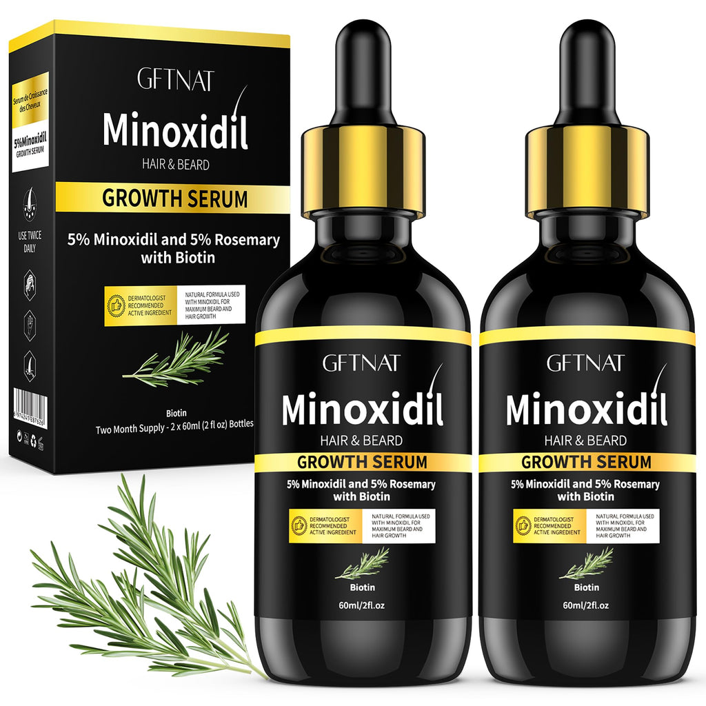 Andelusita 5% Minoxidil with Rosemary & Biotin – Hair & Beard Growth Serum