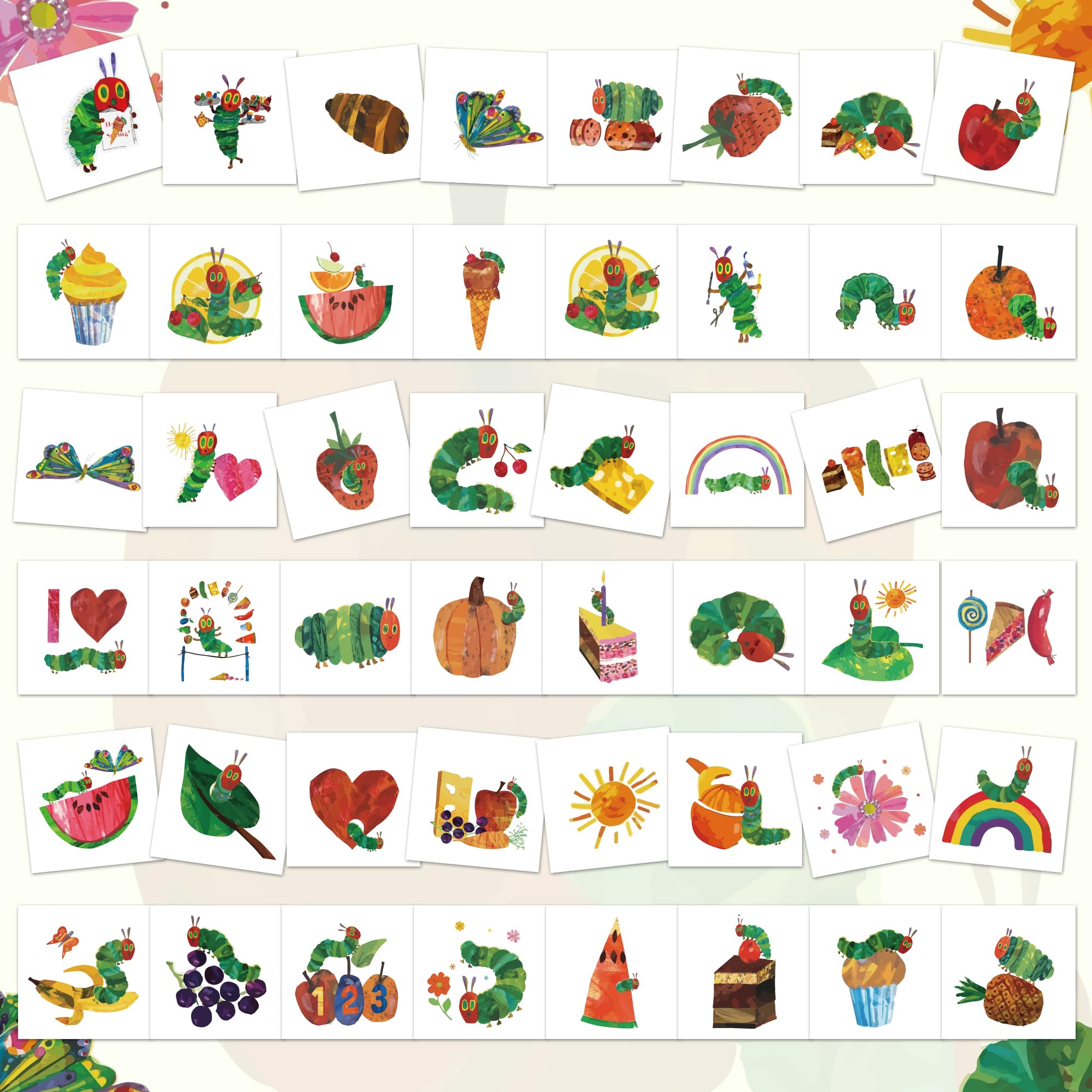 Andi Cppss Hungry Insects Temporary Tattoos – 144 Tattoos, 24 Sheets, 48 Styles for Parties & Classroom Fun