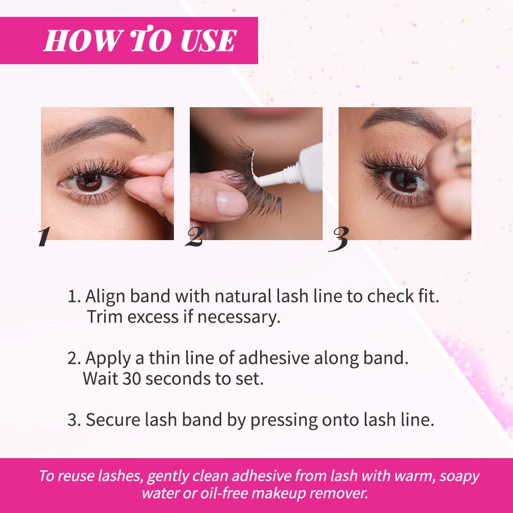 Andrea Two of a Kind False Lashes 33 Black – Dramatic Full-Volume 4-Pack