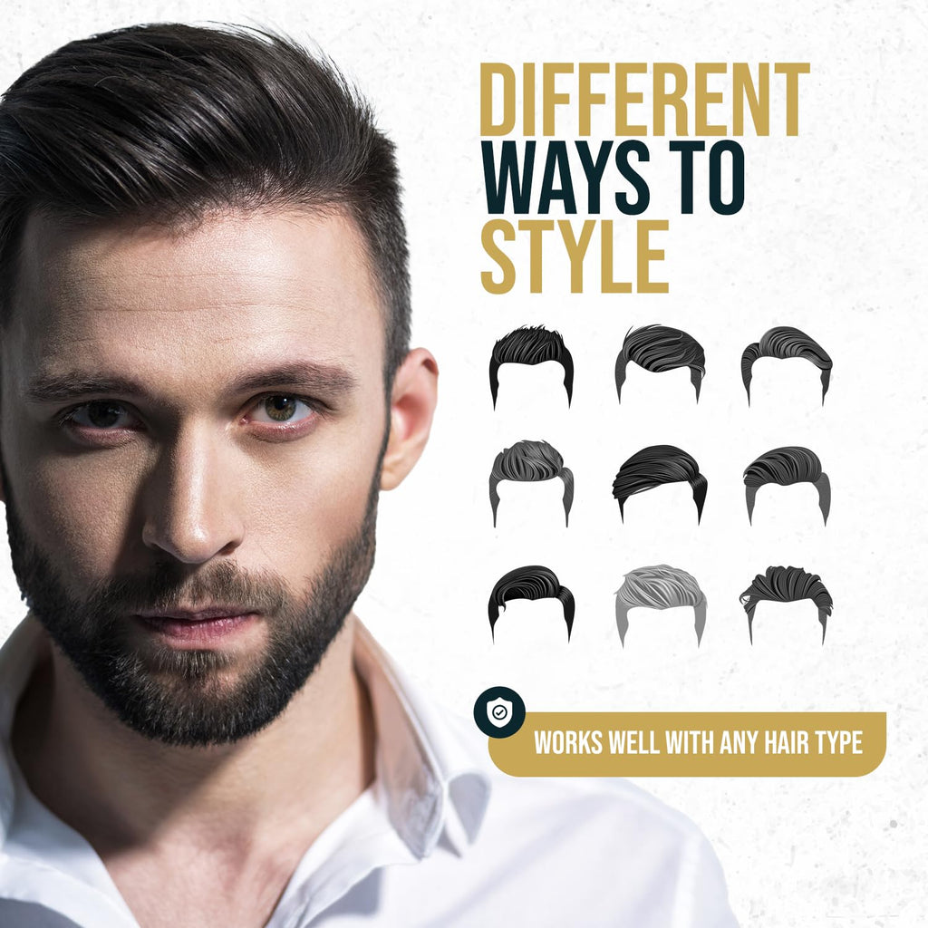 ANDREW JAMES Be Easy Cream Pomade | Firm Hold & Natural Matte Finish | 2.75 oz