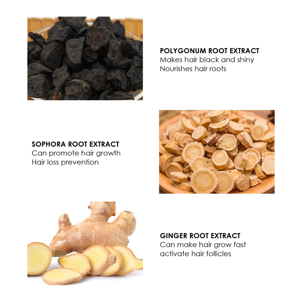 Hair Regrowth System | ANEFOSE — Ginseng, Eclipta Prostrata, Peppermint Oil & Ginger Root for Thicker Hair