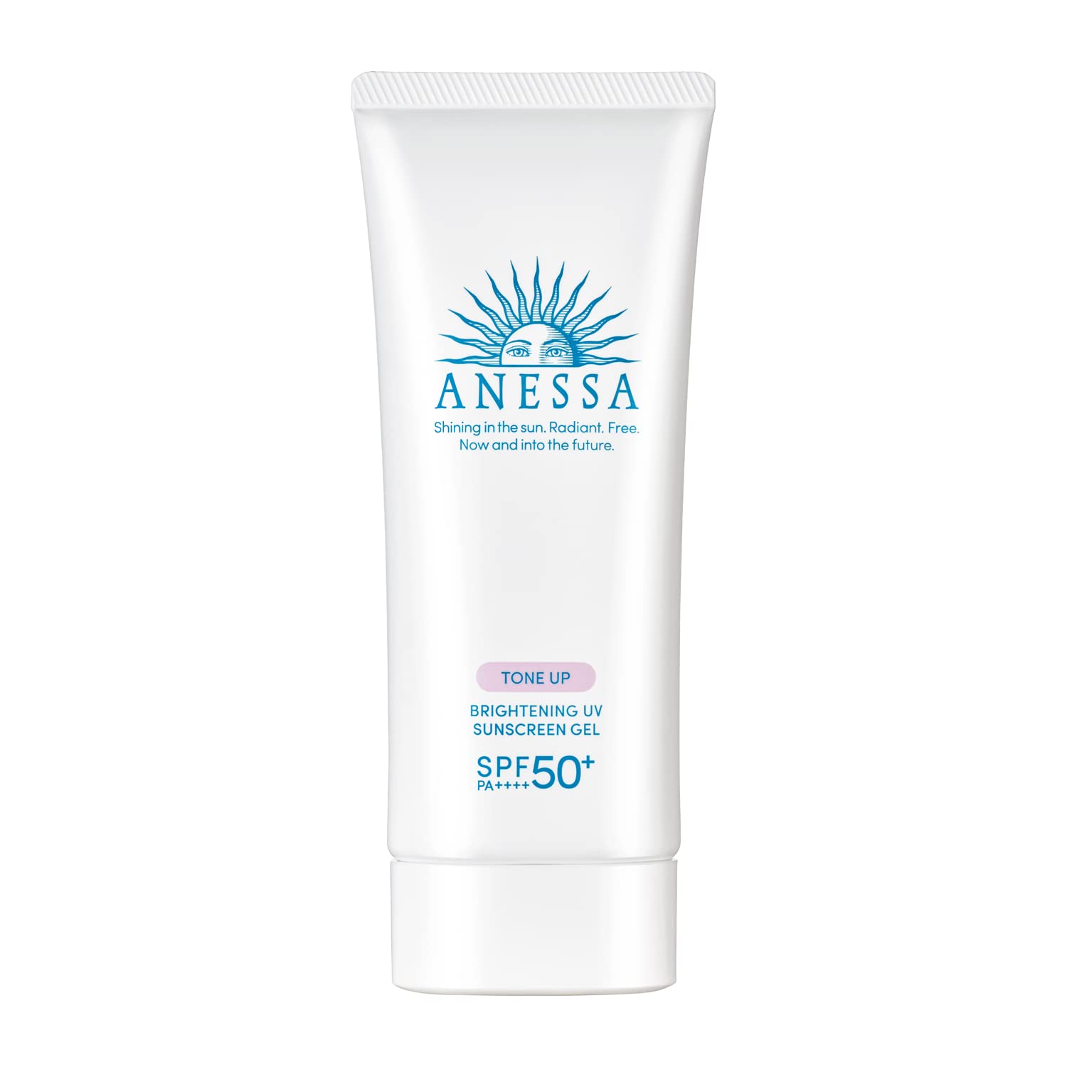 Anessa Tone Up Brightening UV Sunscreen Gel SPF50+ PA++++ – 2 x 90g, Water-Resistant