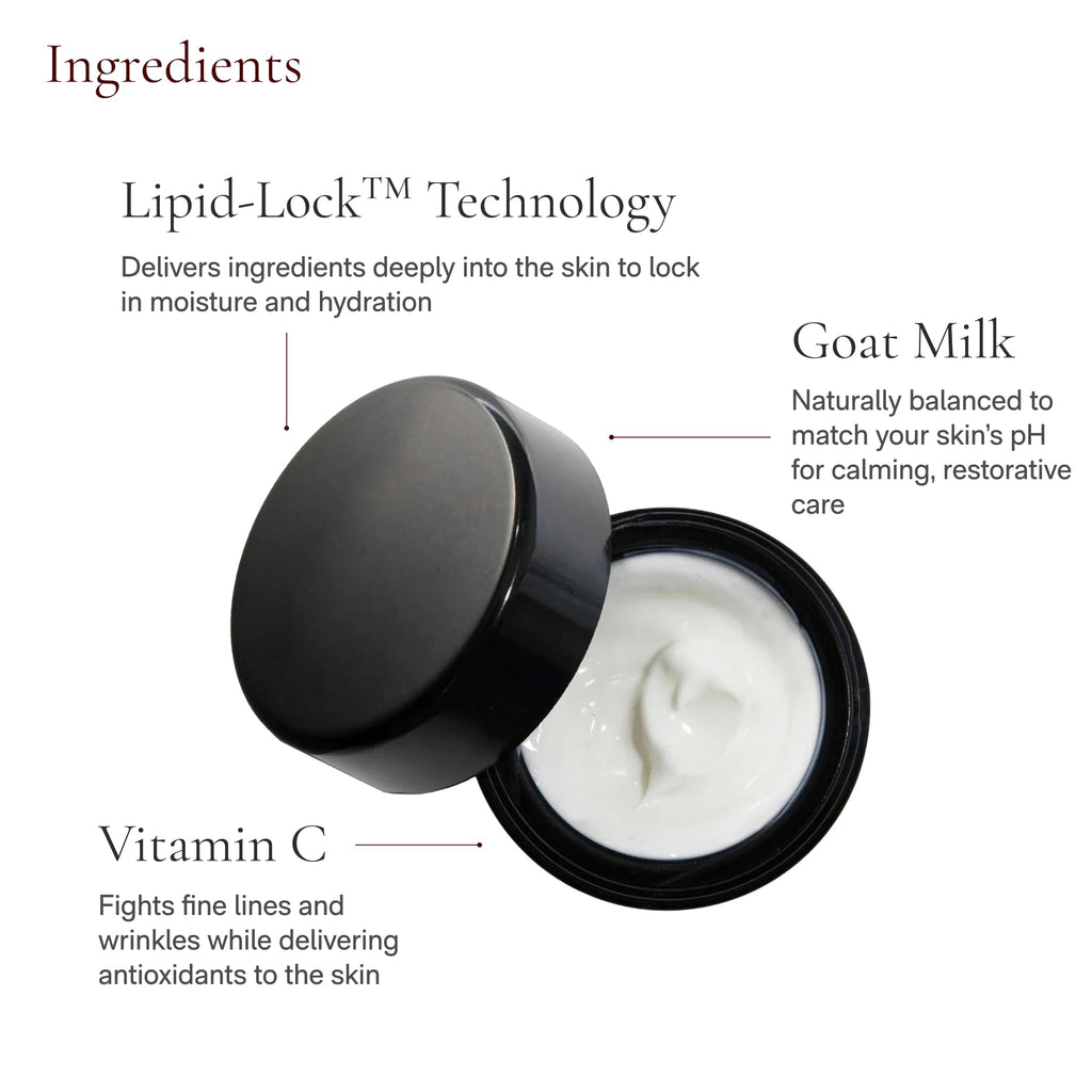 Soufflé Moisturizer by Angela Caglia – Lightweight, Antioxidant-Rich Hydration with Goat Milk & Aloe | Fragrance-Free 1.7 oz