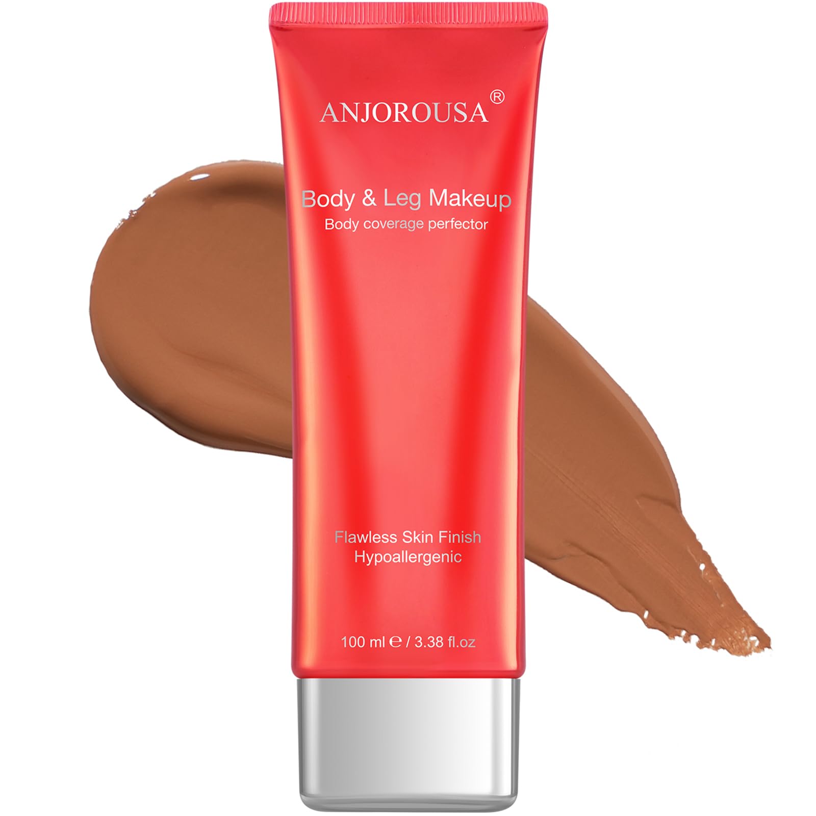 ANJOROUSA Body Coverage Perfector - Deep Tattoo Cover Up Makeup, Waterproof & Transfer-Resistant