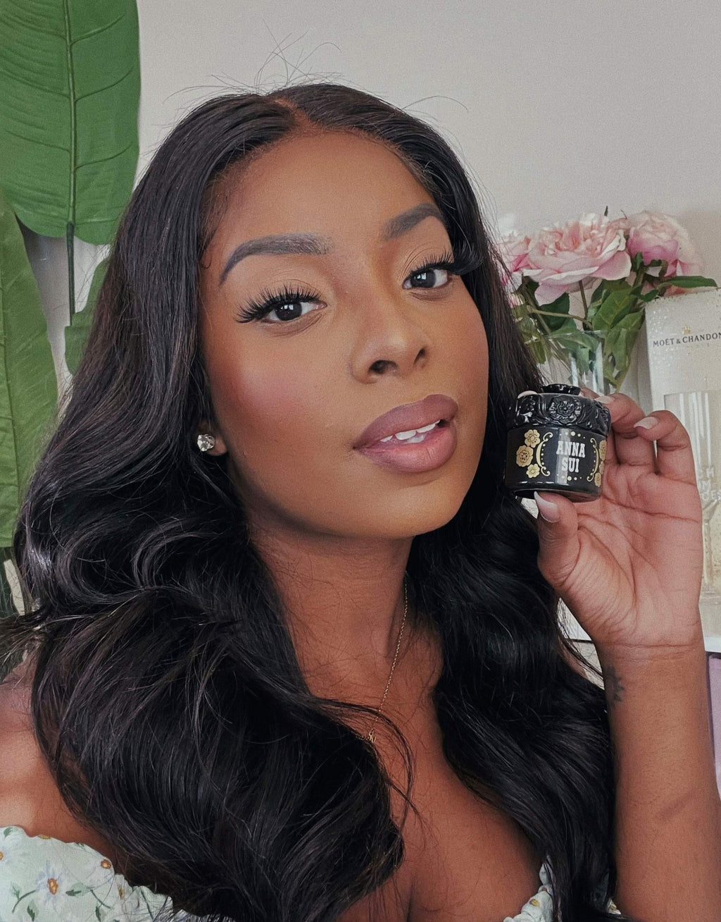 ANNA SUI Gel Foundation Primer – Universal Shade, Hydrating Base, Pore-Minimizing, Long-Lasting Makeup