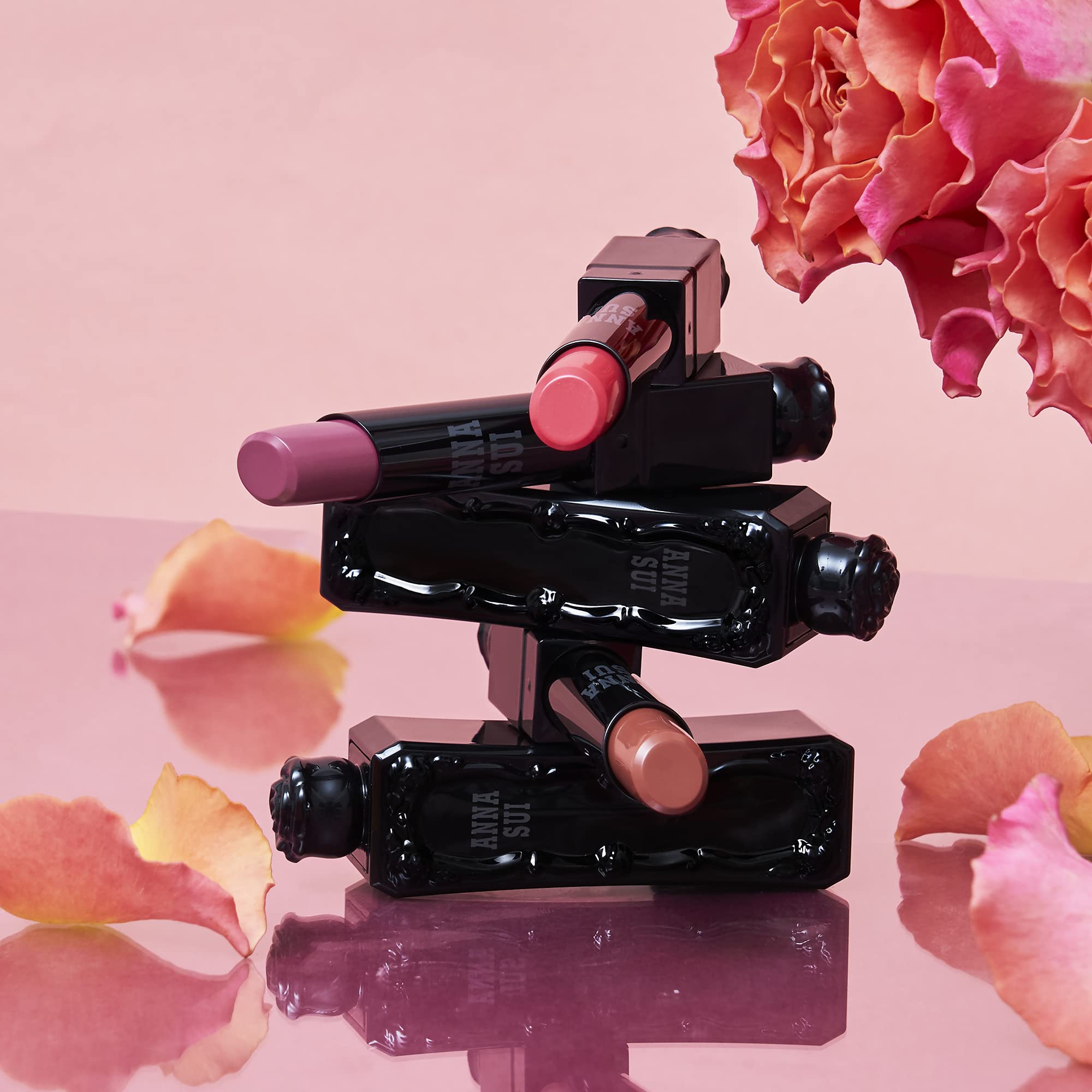ANNA SUI Lipstick Rouge – Smooth Fit Texture, Vibrant Color, Long-Lasting Shine & Moisture (0.12 oz)