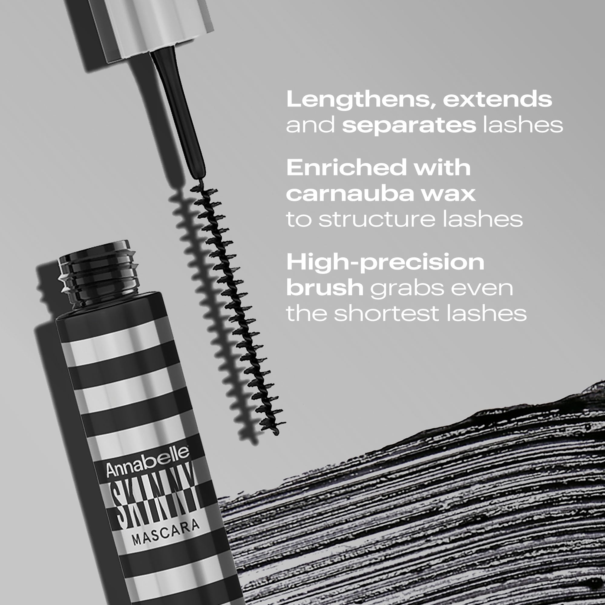 ANNABELLE Skinny Mascara – Award-Winning Length & Definition, Eco Packaging | 0.13 fl oz