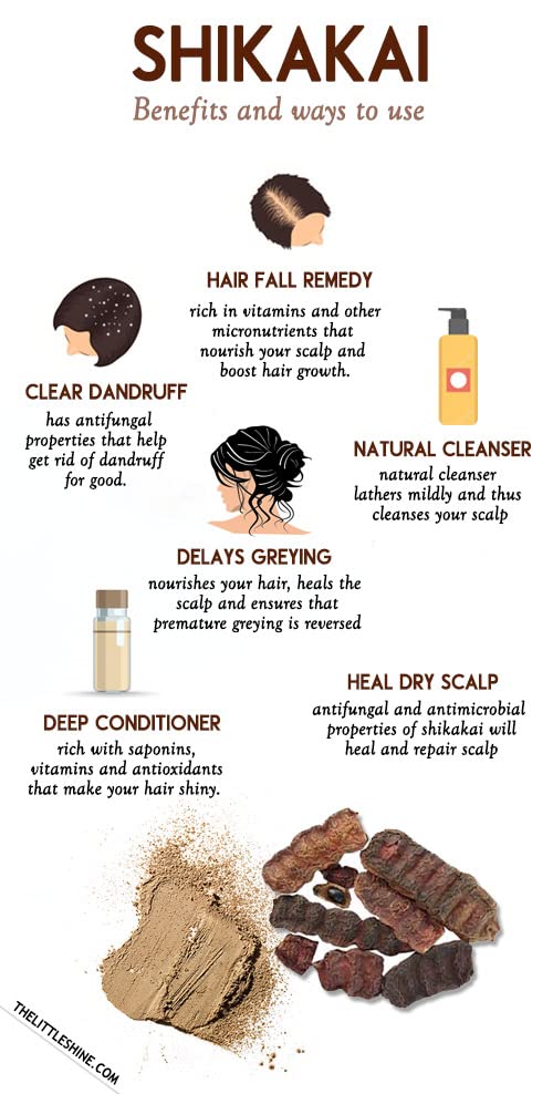 AnNafi Shikakai Pods Acacia Concinna – Organic Hair Cleanser & Shampoo (500g)