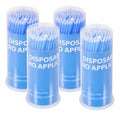 Annhua 400 PCS Disposable Micro Applicator Brush Bendable – Precision Micro Swabs for Eyelash Extensions, Dentistry & More
