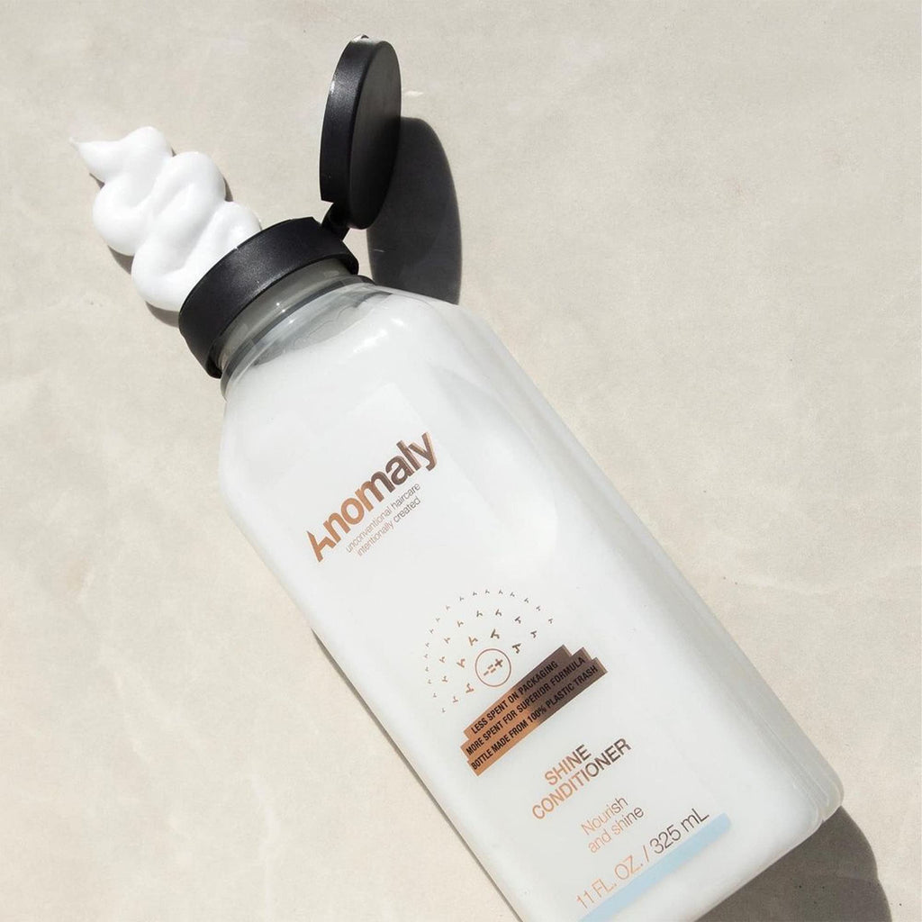 Anomaly Shine Deep Conditioner Detangler with Jojoba Oil & Murumuru Butter | Anti-Frizz | Sulfate & Paraben Free | Ocean-Plastic Packaging (11 oz x 3)