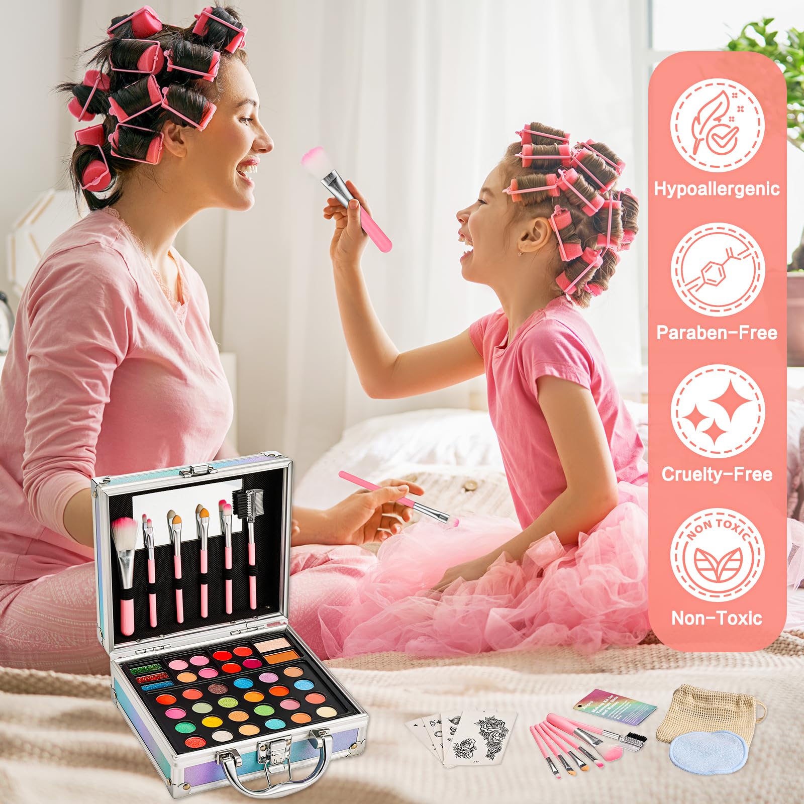 Anpro All-In-One Tween Makeup Kit for Girls 10-12 | Pro Teen Makeup Set