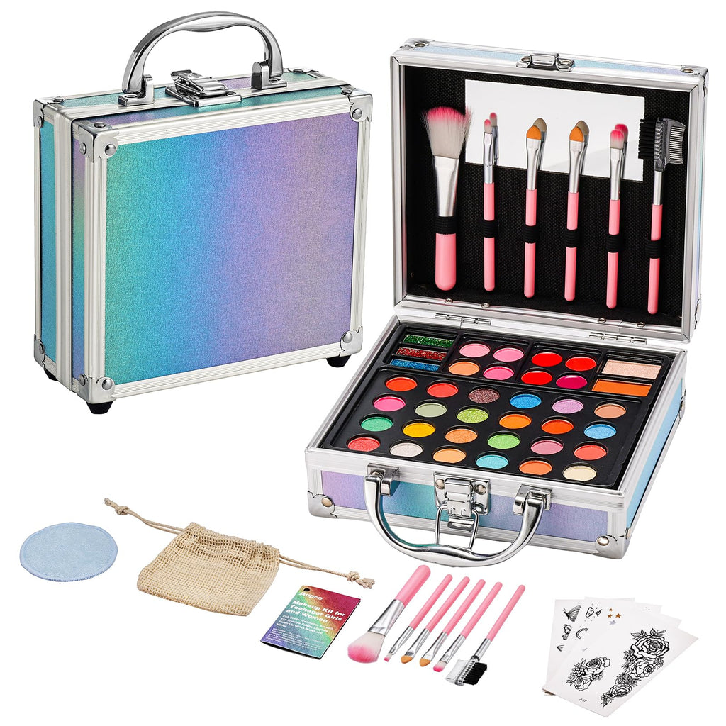 Anpro All-In-One Tween Makeup Kit for Girls 10-12 | Pro Teen Makeup Set
