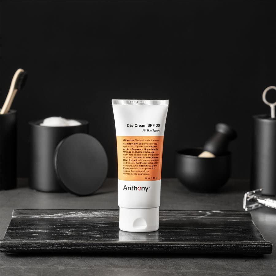 Anthony Day Cream SPF 30, 3 oz (Pack of 3) – Hydrates, Broad-Spectrum Sun Protection