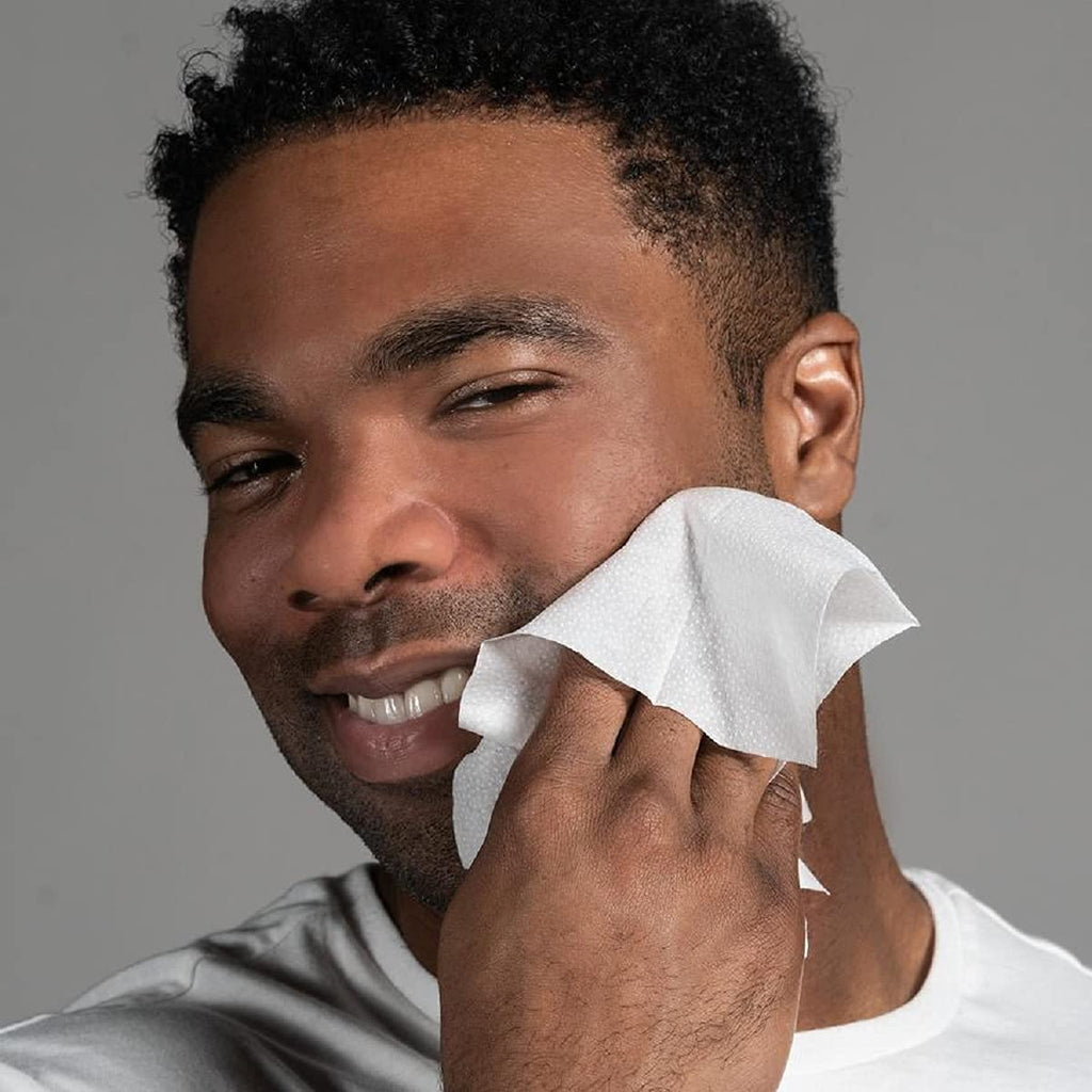 Anthony Glycolic Exfoliating & Resurfacing Wipes – Dual-Sided Cleanser for Men’s Skin (30 Sheets)