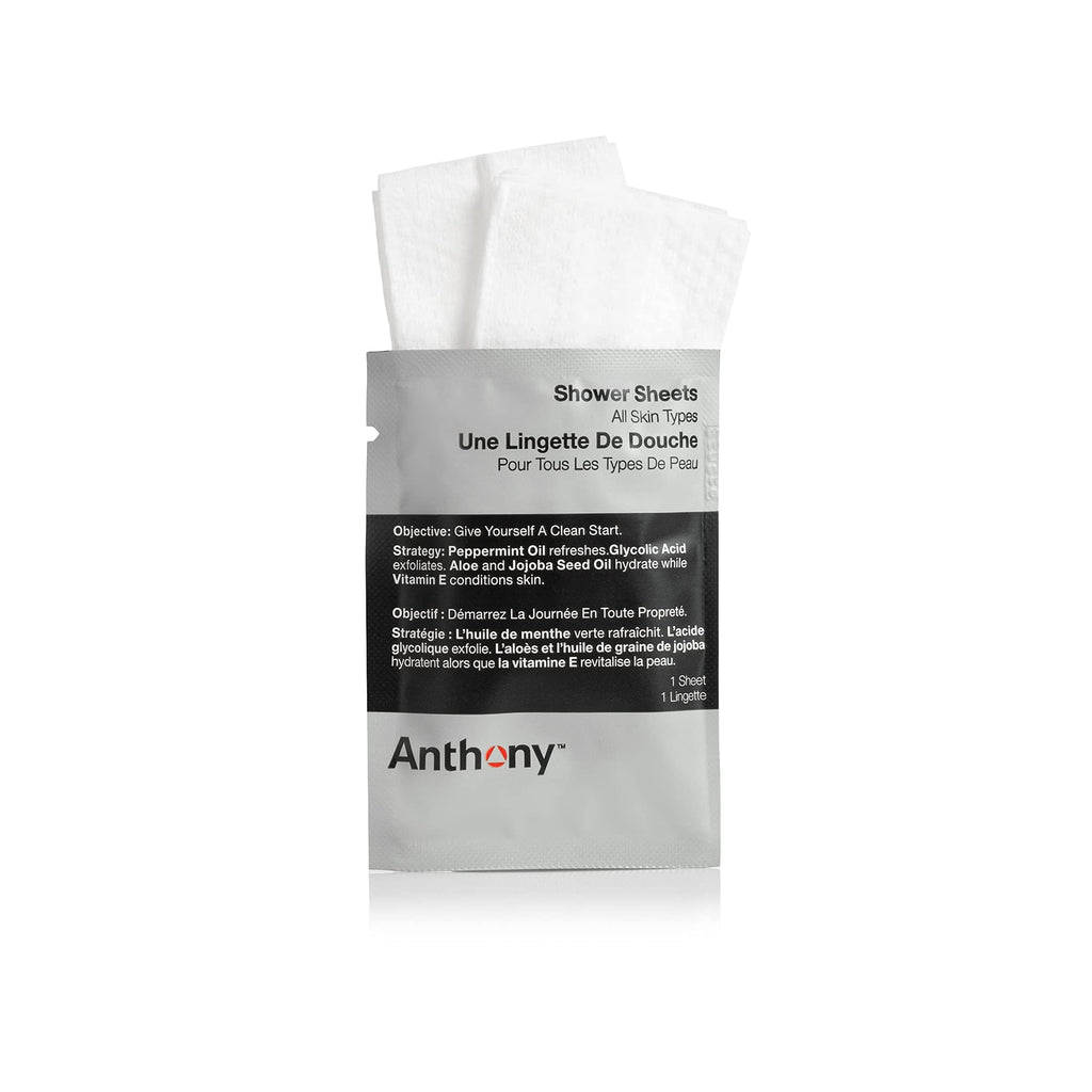 Anthony No Sweat Bundle – Cream-to-Powder Anti-Chafing + Shower Sheet, 3 Fl. Oz + 1 Sheet