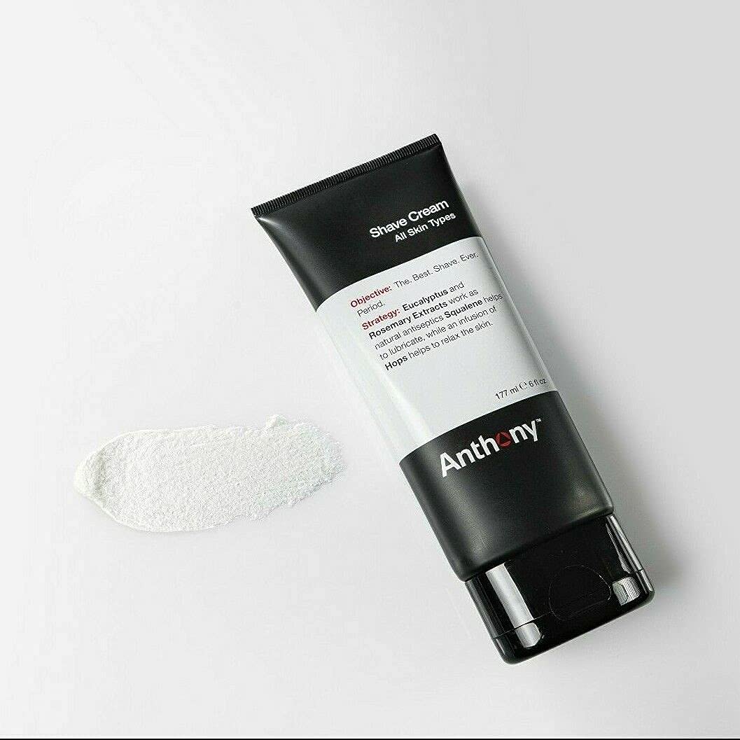 Anthony Shaving Cream for Men – Sensitive Skin, Squalane & Botanicals