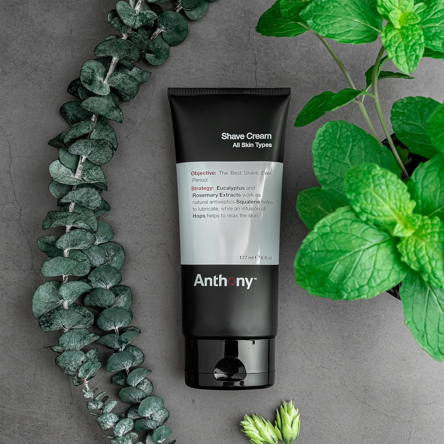 Anthony Shaving Cream for Men – Sensitive Skin, Squalane & Botanicals